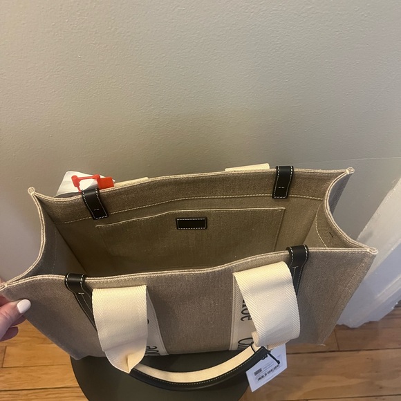 Chloe Beige and Black Tote Bag - Picture 3 of 6